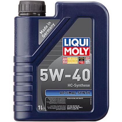Масло моторное для автомобиля LIQUI MOLY Optimal Synth 5W-40 1 л в Уфе