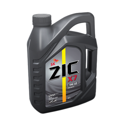 Масло моторное для автомобиля Zic X7 5W40 SN/CF 4 л в Уфе