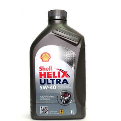 Масло моторное для автомобиля Shell Helix Ultra 5W-40 1 л в Уфе