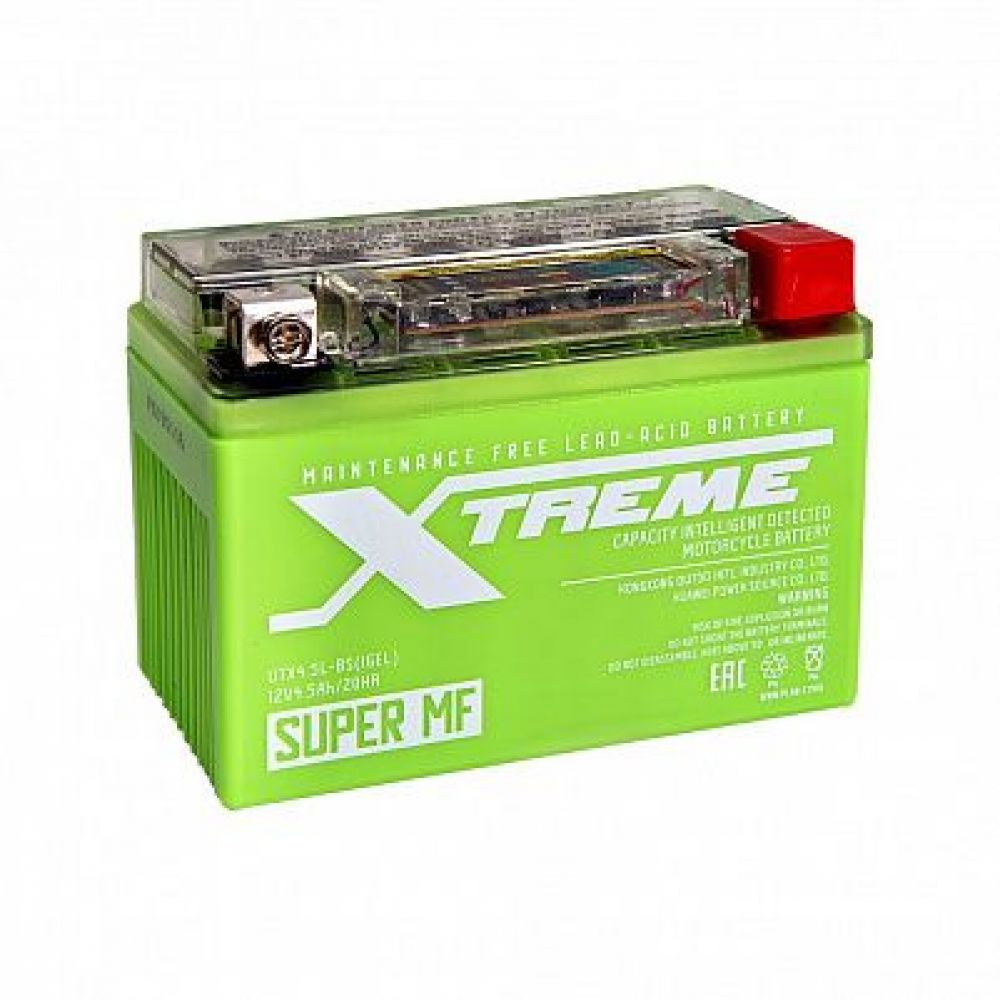 Мото аккумулятор Xtreme utx4,5l(ytx4l)-BS Igel (4,5ah). Мото аккумулятор Xtreme super MF 12v4. Аккумулятор super MF ytx4l-BS. Аккумулятор мопеда гелевый ytx4l-BS(Gel).