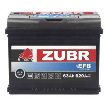 Аккумулятор ZUBR EFB 63 Ah О.П. в Уфе